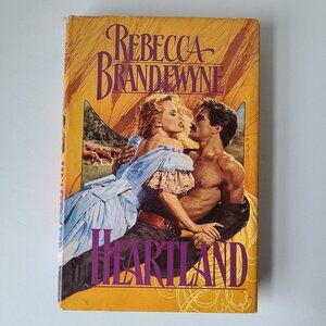 5/$12 Vintage Book Heartland Brandewyne Historical Romance HCDJ Western Cowboy